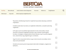 Tablet Screenshot of bertoja.hu